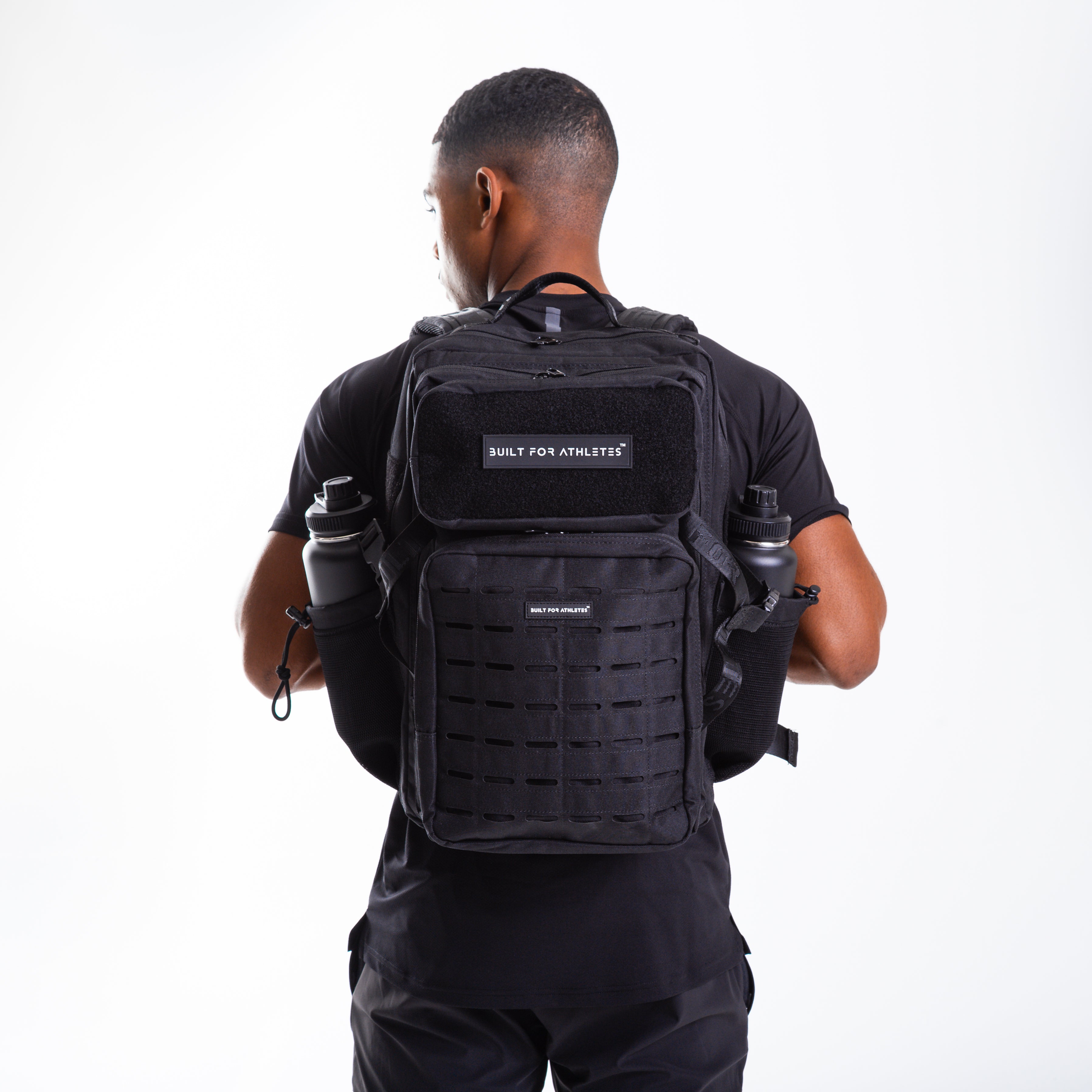 Large Black 45L Gym Backpack