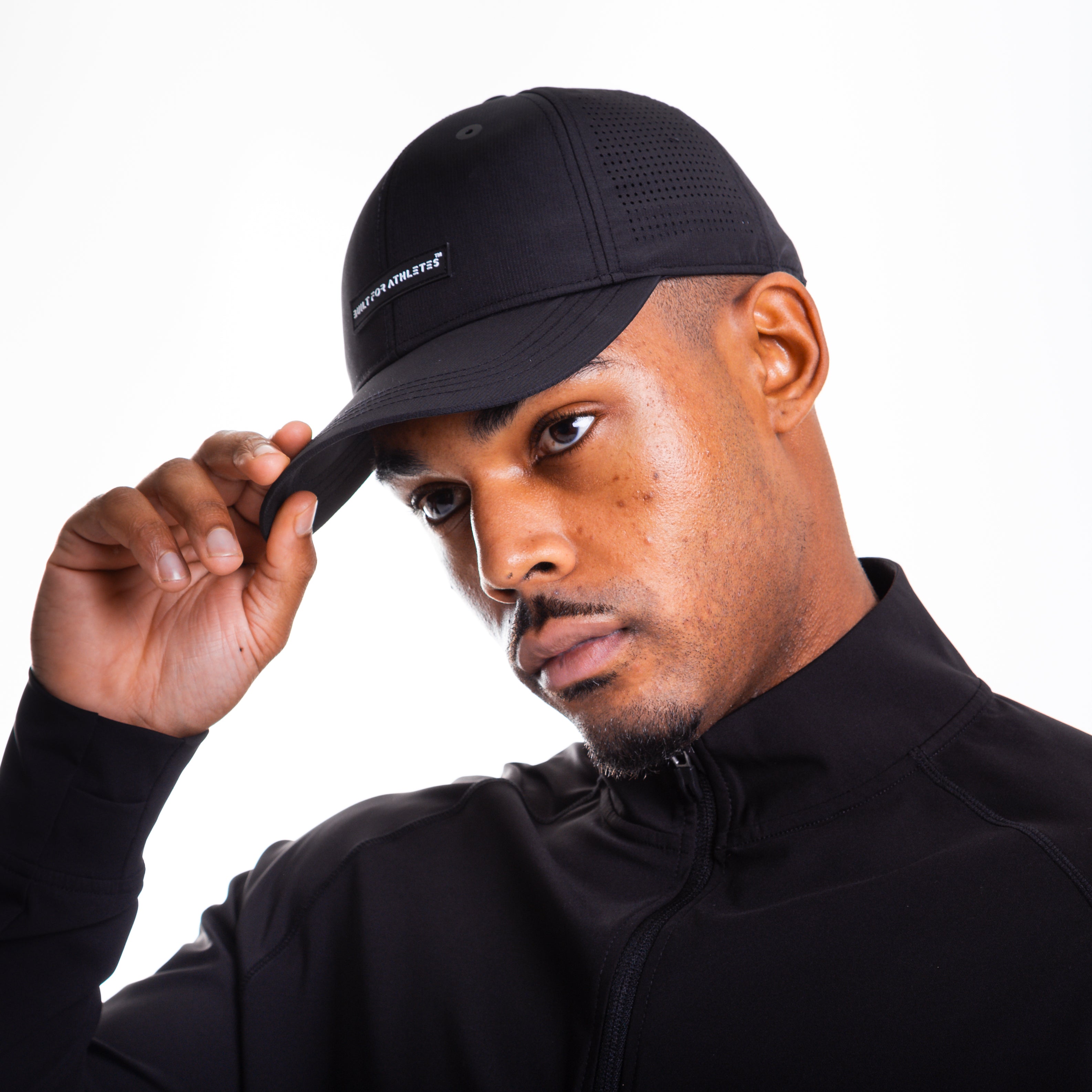 Unisex Black Training Cap