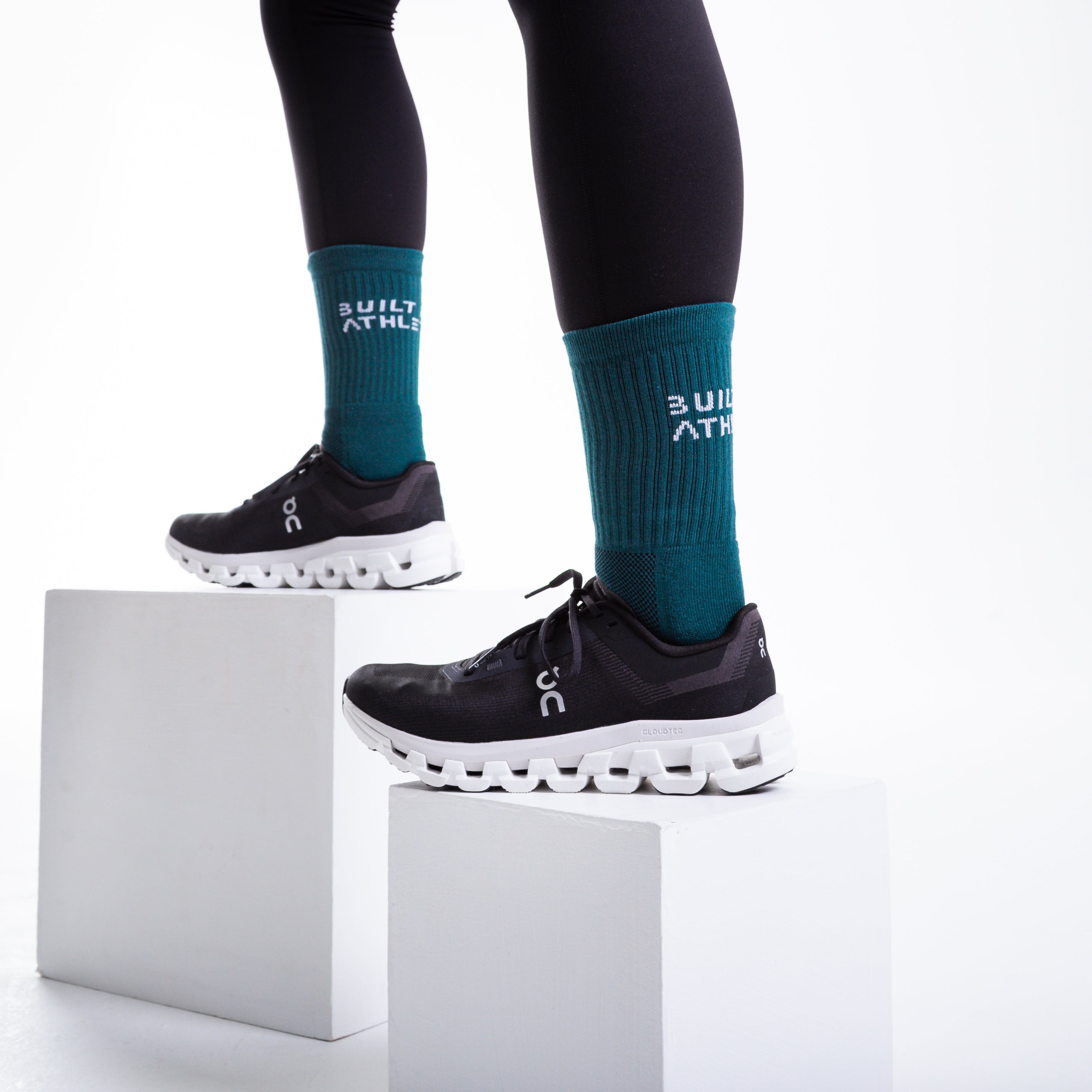 Forest Green Crew Training Sock