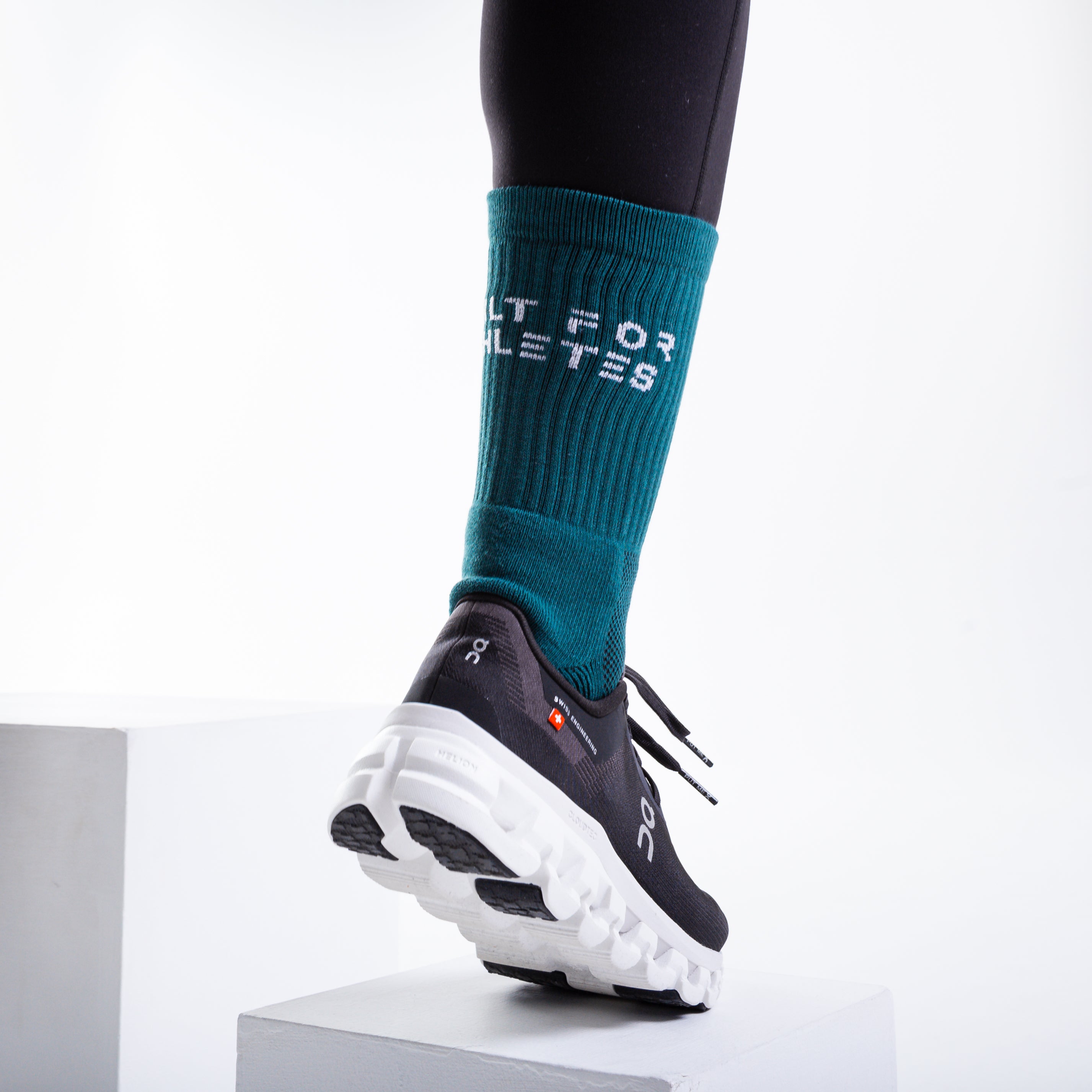 Forest Green Crew Training Sock