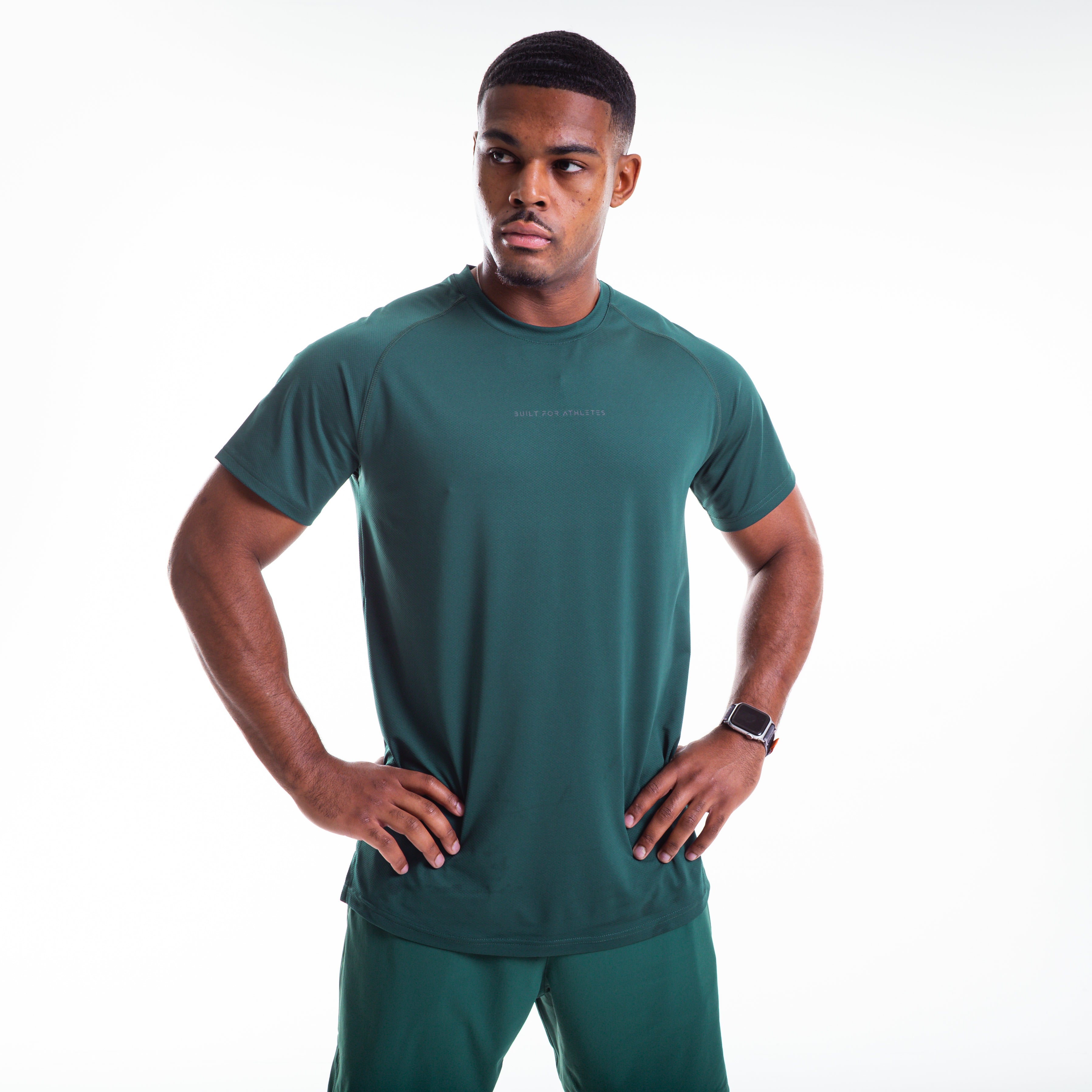 Men's Forest Green Training T-Shirt